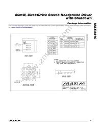 MAX4410EUD+TG40 Datasheet Page 19