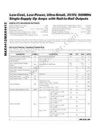 MAX4412EXK+G21 Datasheet Page 2