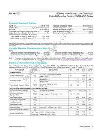 MAX44205AUB+T Datasheet Page 2