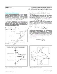 MAX44205AUB+T Datasheet Page 23