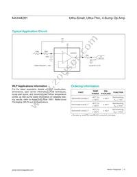 MAX44281VANS+T Datasheet Page 9