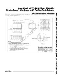 MAX4454ESD+T Datasheet Page 17