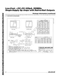 MAX4454ESD+T Datasheet Page 18