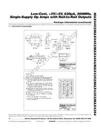 MAX4454ESD+T Datasheet Page 19