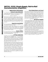 MAX4462TESA+T Datasheet Page 16