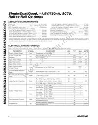 MAX4474EUA-T Datasheet Page 2