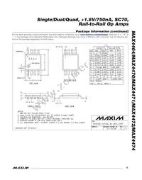 MAX4474EUA-T Datasheet Page 15