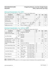 MAX4484AXK+ Datasheet Page 3