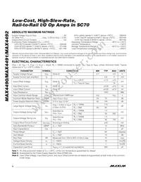 MAX4492AUD-T Datasheet Page 2