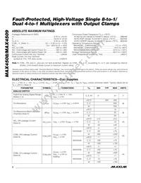 MAX4509CPE Datasheet Page 2