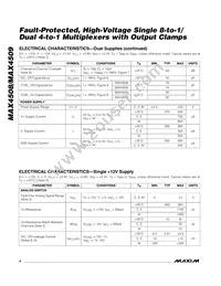 MAX4509CPE Datasheet Page 4