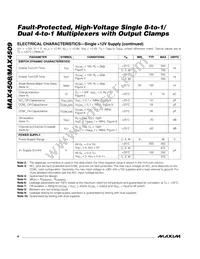 MAX4509CPE Datasheet Page 6