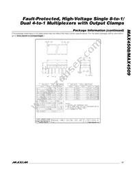 MAX4509CPE Datasheet Page 17