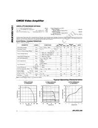 MAX450CPD+ Datasheet Page 2
