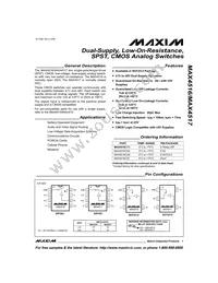 MAX4516EPA+ Datasheet Cover