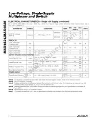 MAX4524ETB+ Datasheet Page 4