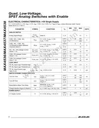 MAX4538ESE+T Datasheet Page 4