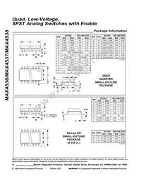 MAX4538ESE+T Datasheet Page 12