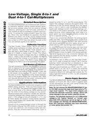 MAX4540EAP Datasheet Page 12