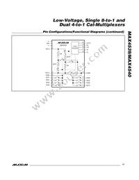 MAX4540EAP Datasheet Page 17