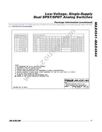 MAX4544EUT+C6W Datasheet Page 13