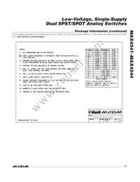 MAX4544EUT+C6W Datasheet Page 15