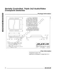 MAX4548EAX+W Datasheet Page 18