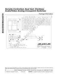 MAX4550EAI+ Datasheet Page 16