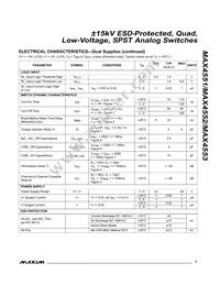 MAX4553ESE+T Datasheet Page 3