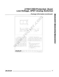 MAX4553ESE+T Datasheet Page 15