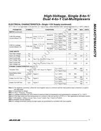 MAX4578CWP+T Datasheet Page 7