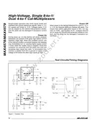 MAX4578CWP+T Datasheet Page 14