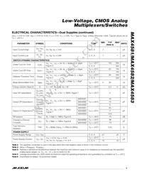 MAX4581AUE/GG8 Datasheet Page 3