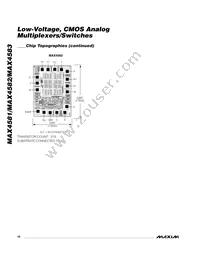 MAX4581AUE/GG8 Datasheet Page 16