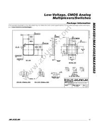 MAX4581AUE/GG8 Datasheet Page 17