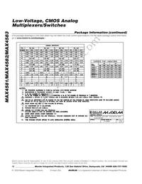 MAX4581AUE/GG8 Datasheet Page 18