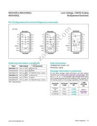 MAX4581LETE+ Datasheet Page 12