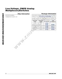 MAX4582EPE+ Datasheet Page 16