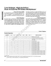 MAX4588CAI+T Datasheet Page 16