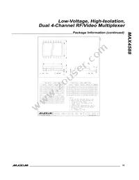 MAX4588CAI+T Datasheet Page 19