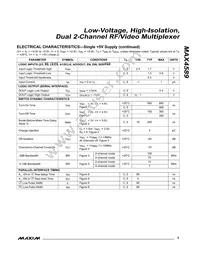 MAX4589EWP Datasheet Page 5