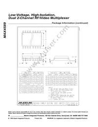 MAX4589EWP Datasheet Page 20