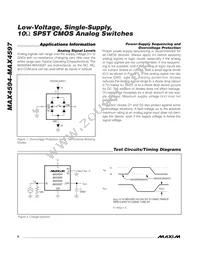 MAX4596EXK+T Datasheet Page 6