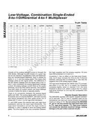 MAX4598EAP+T Datasheet Page 8