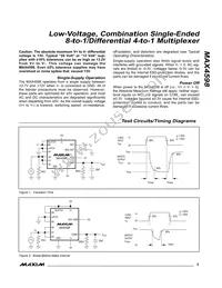 MAX4598EAP+T Datasheet Page 9