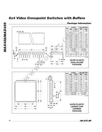 MAX459CQH-D Datasheet Page 17