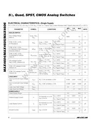 MAX4606ESE+T Datasheet Page 4