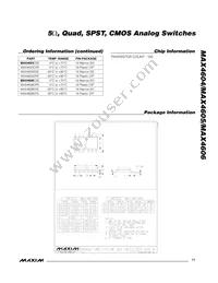 MAX4606ESE+T Datasheet Page 11