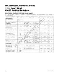 MAX4609ESE+T Datasheet Page 4