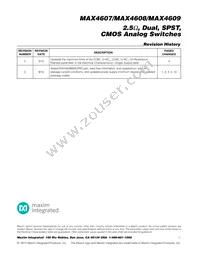 MAX4609ESE+T Datasheet Page 11